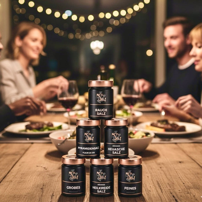 6er Set SALTY SIX - edle Manufaktursalze zum Vorteilspreis