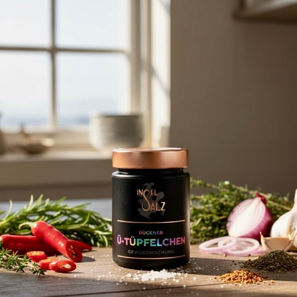 Insel-Salz Ü-Tüpfelchen