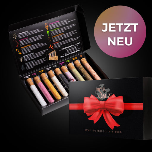 Geschenkbox 9 Röhrchen - Special Edition 🎀 - Insel - Salz